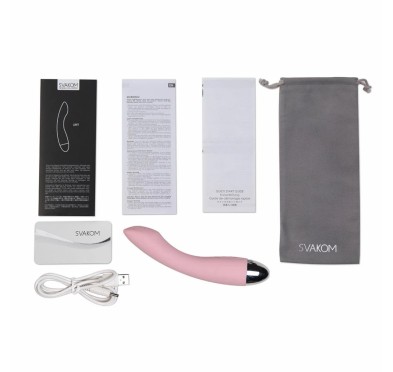 Wibrator do punktu G - Svakom Amy G-Spot Vibrator Pale Pink